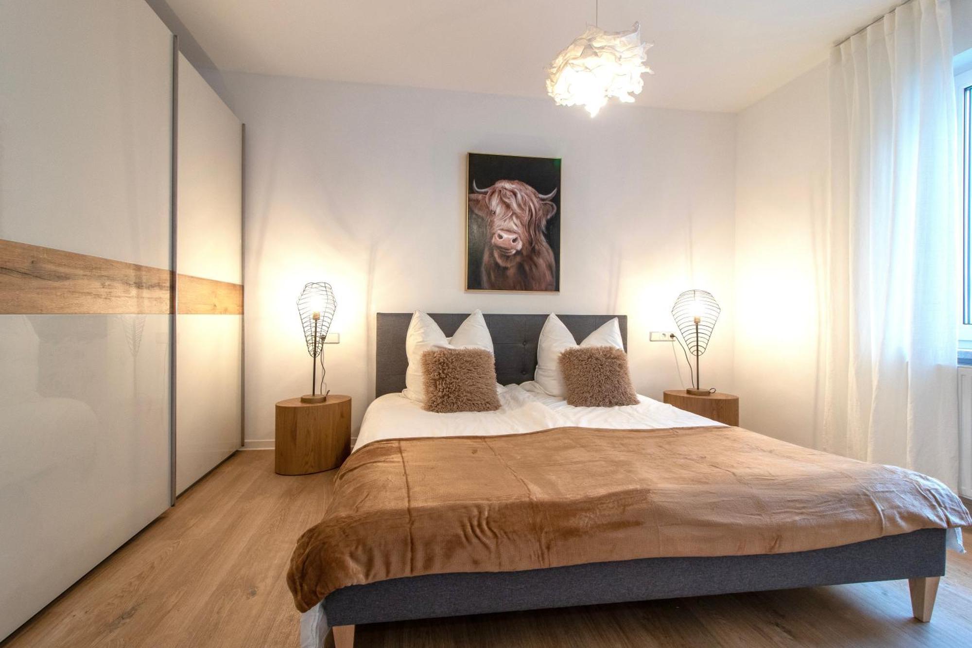 Stilvolles City-Apartment I Netflix I Wlan L Stellplatz I Zentral Шварценберг Экстерьер фото