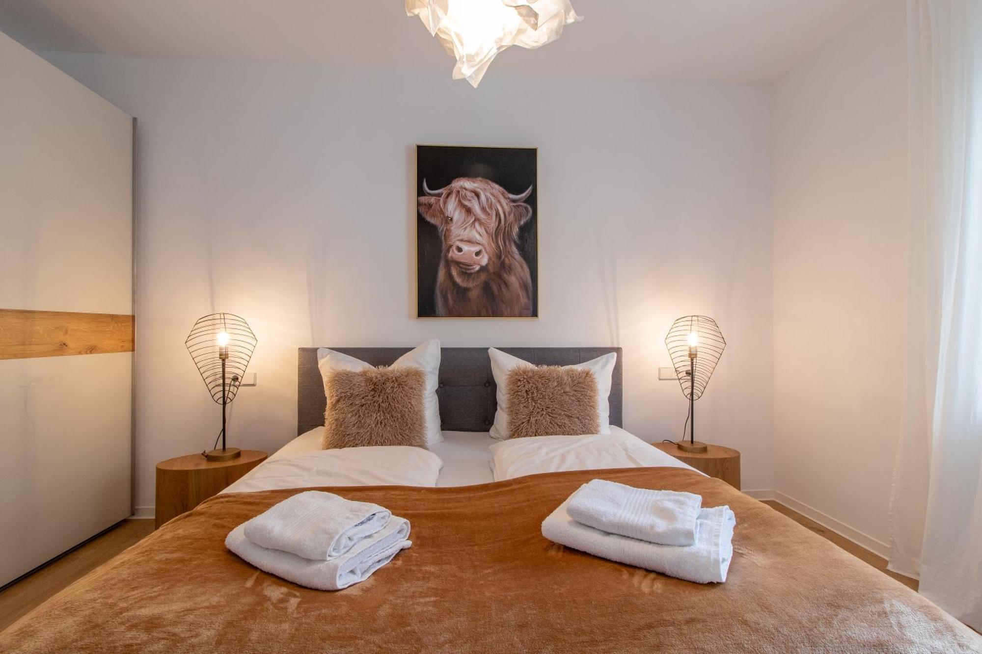Stilvolles City-Apartment I Netflix I Wlan L Stellplatz I Zentral Шварценберг Экстерьер фото