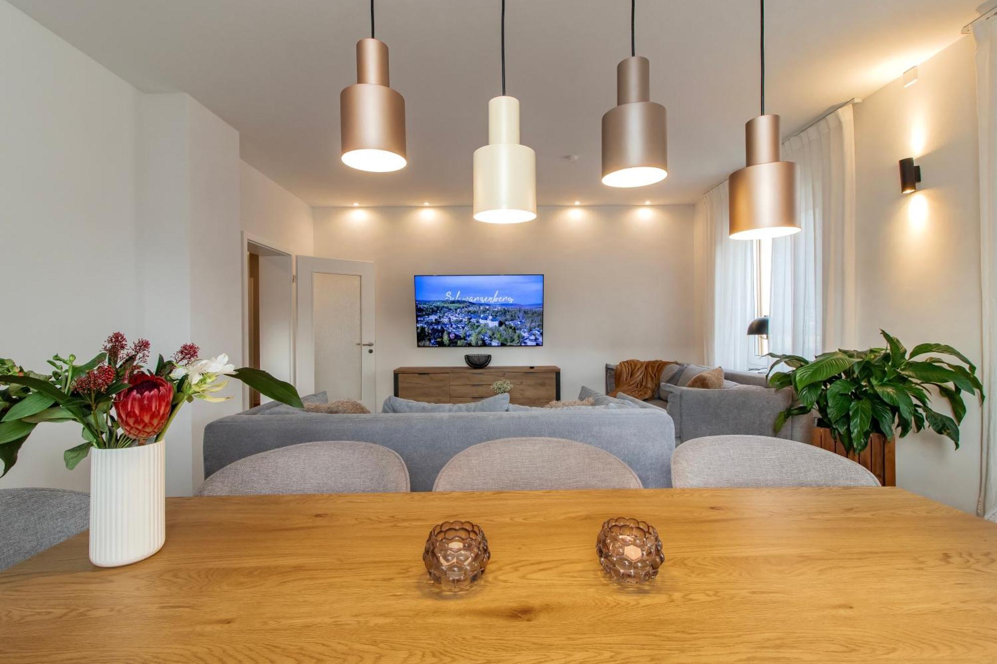 Stilvolles City-Apartment I Netflix I Wlan L Stellplatz I Zentral Шварценберг Экстерьер фото